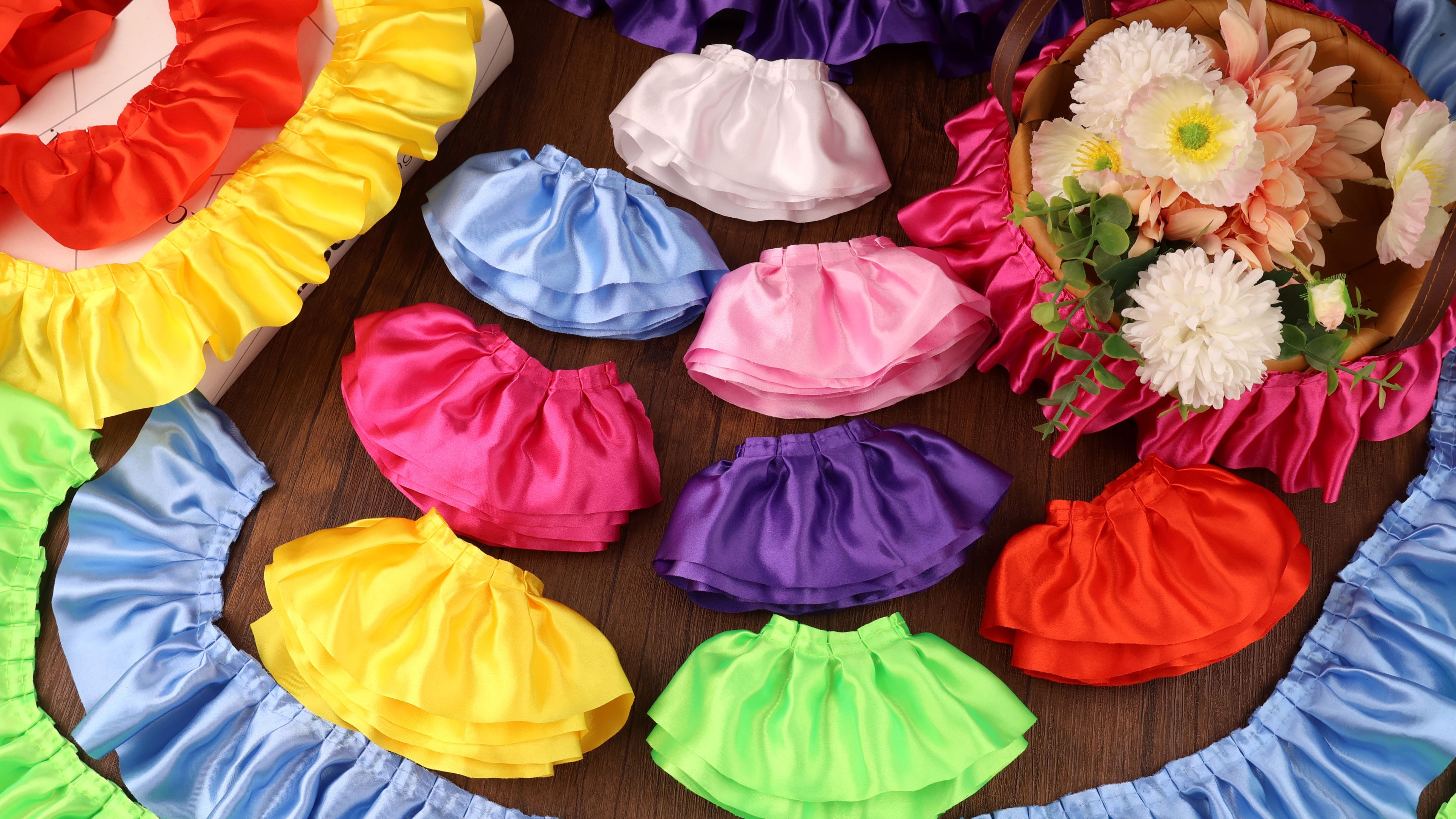 Amazon.com: Ruffle Ribbon 3inch Wide Ruffle Trim Lace Craft Supply