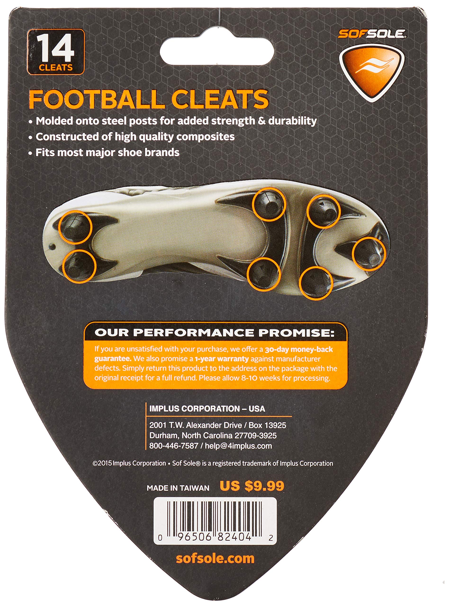 sof sole football cleats