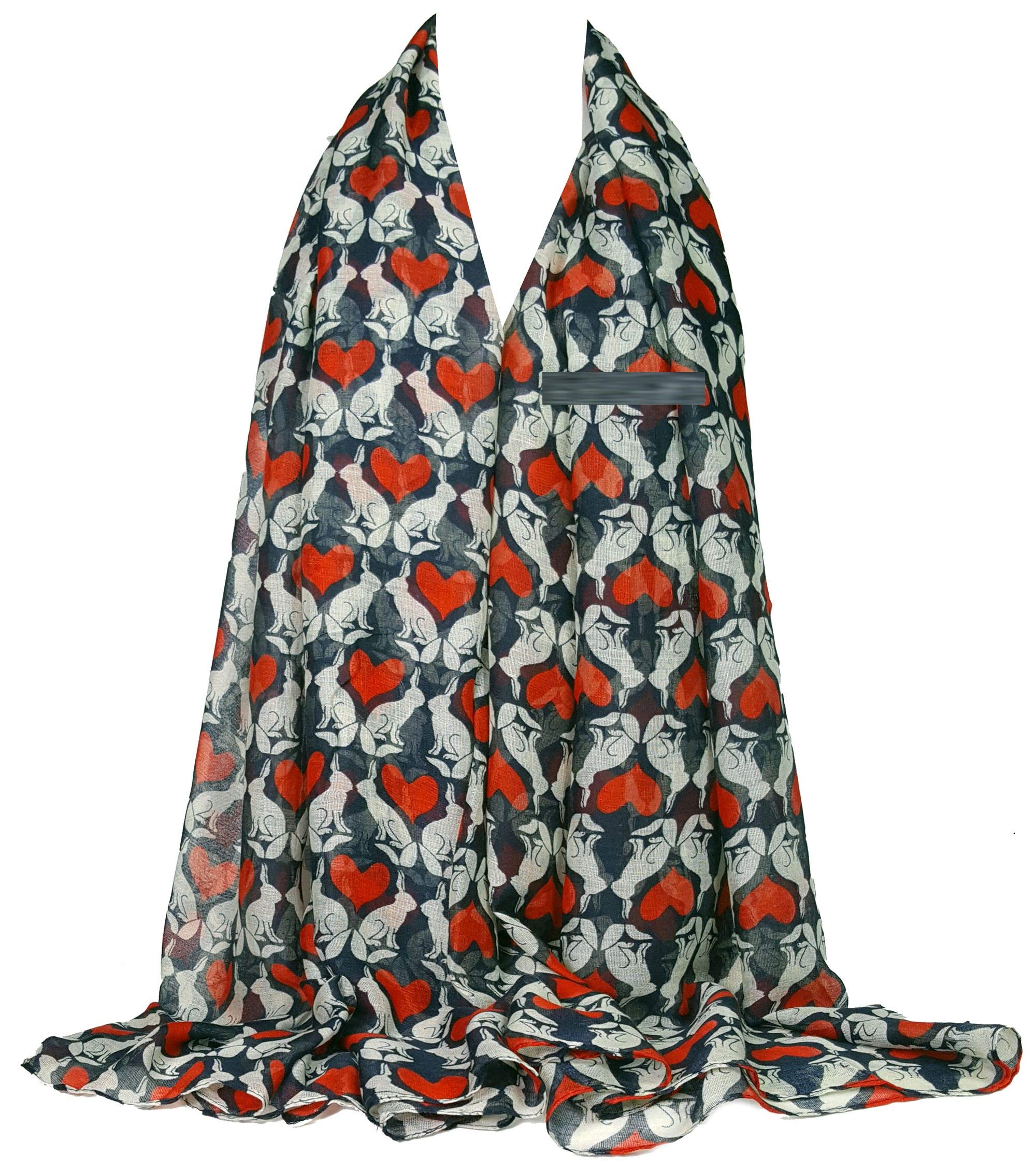 GFMRabbit Print Scarf Large Size All Seasons