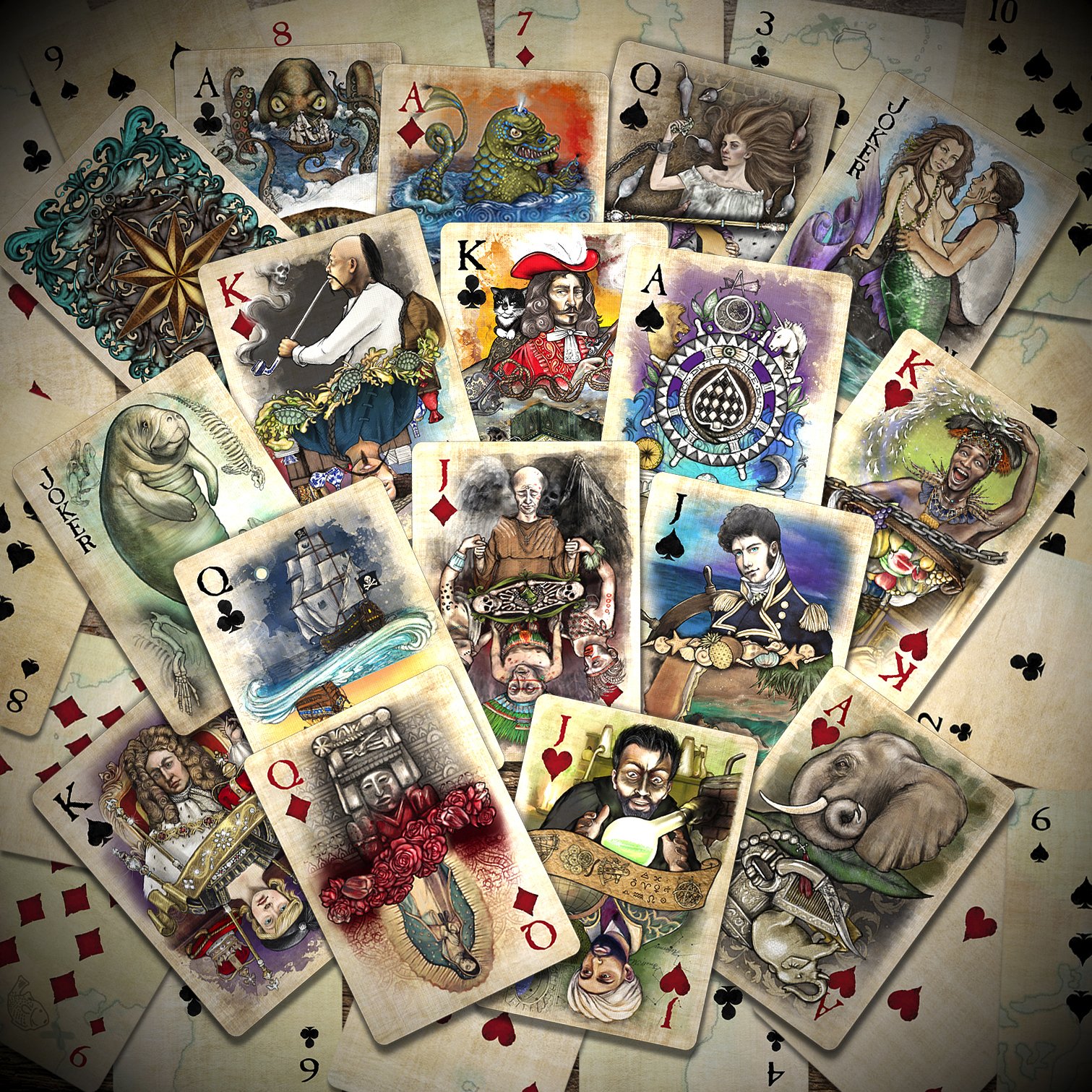 Amazon.com: Odyssey Historical Themed Poker Size Playing Cards