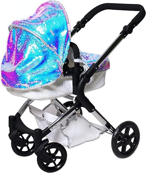 mermaid dolls pram