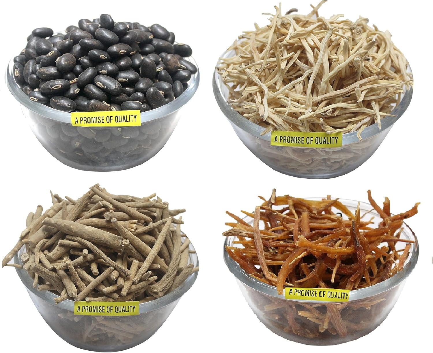 Shatavar, Safed Musli, Ashwagandha Kaunch Beej Combo Pack Seed (200GM per Packet) 50 GM Each__A35
