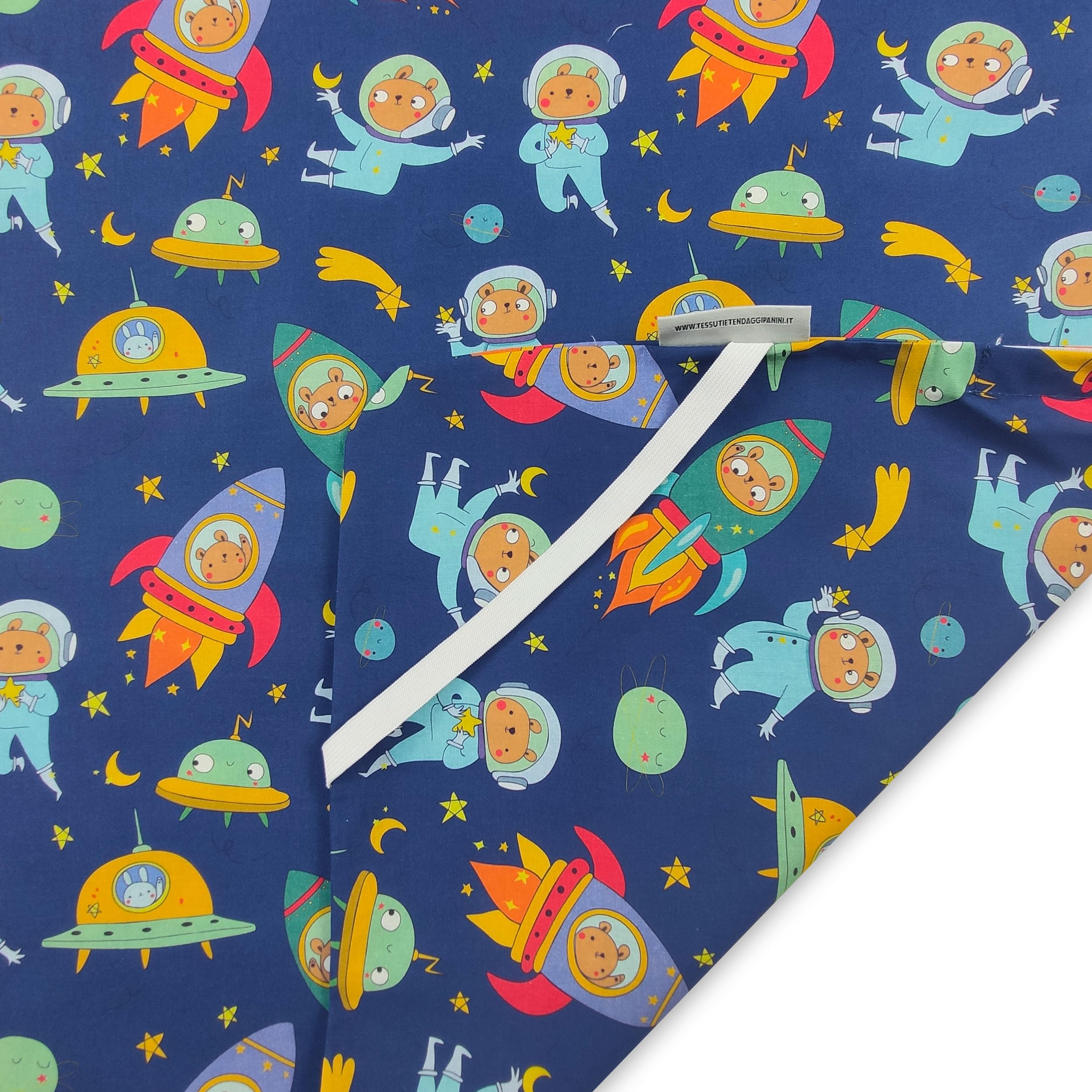 Set Asilo, Sacco nanna e sacchetto per Bimbo e Bimba da 2 a 6 Anni - Tessuto 100% Cotone Macchinine Copertina Asilo - 3