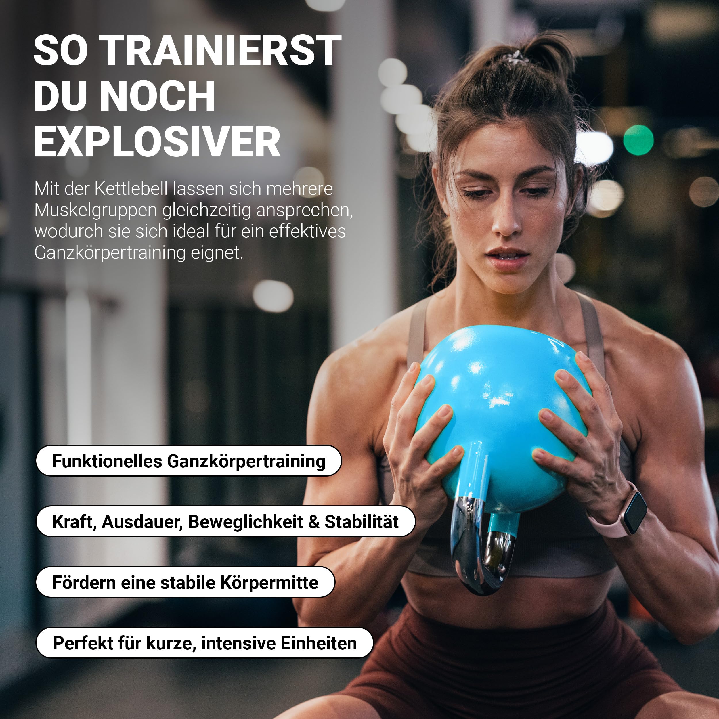 MSPORTS Kettlebell Competition Premium 4-36 kg inkl. Übungsposter | Professional Studio Qualität | Wettkampf Kugelhantel
