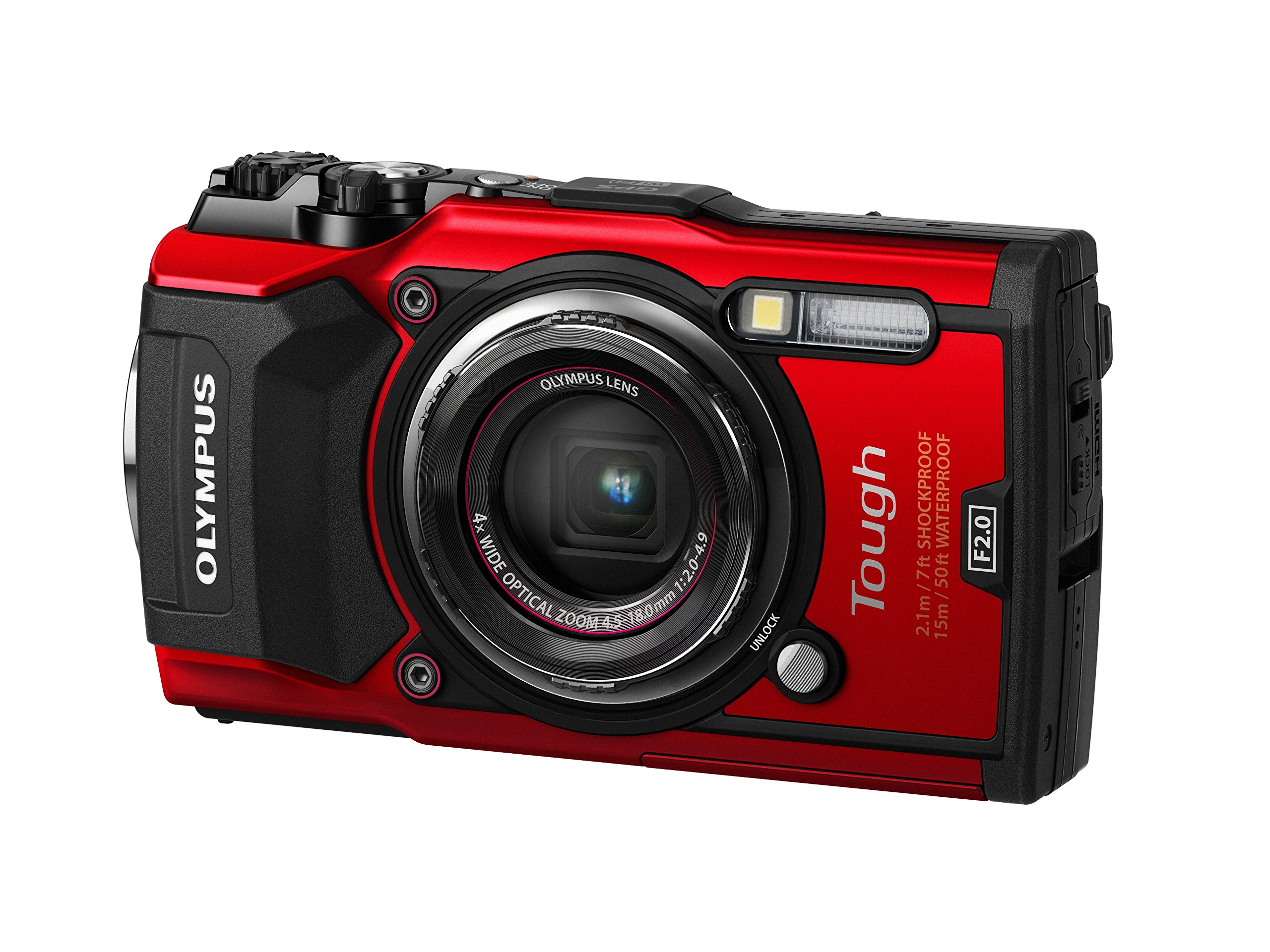 Amazon.com : OLYMPUS TG-5 Red 12 million pixel CMOS F2.0 15m 