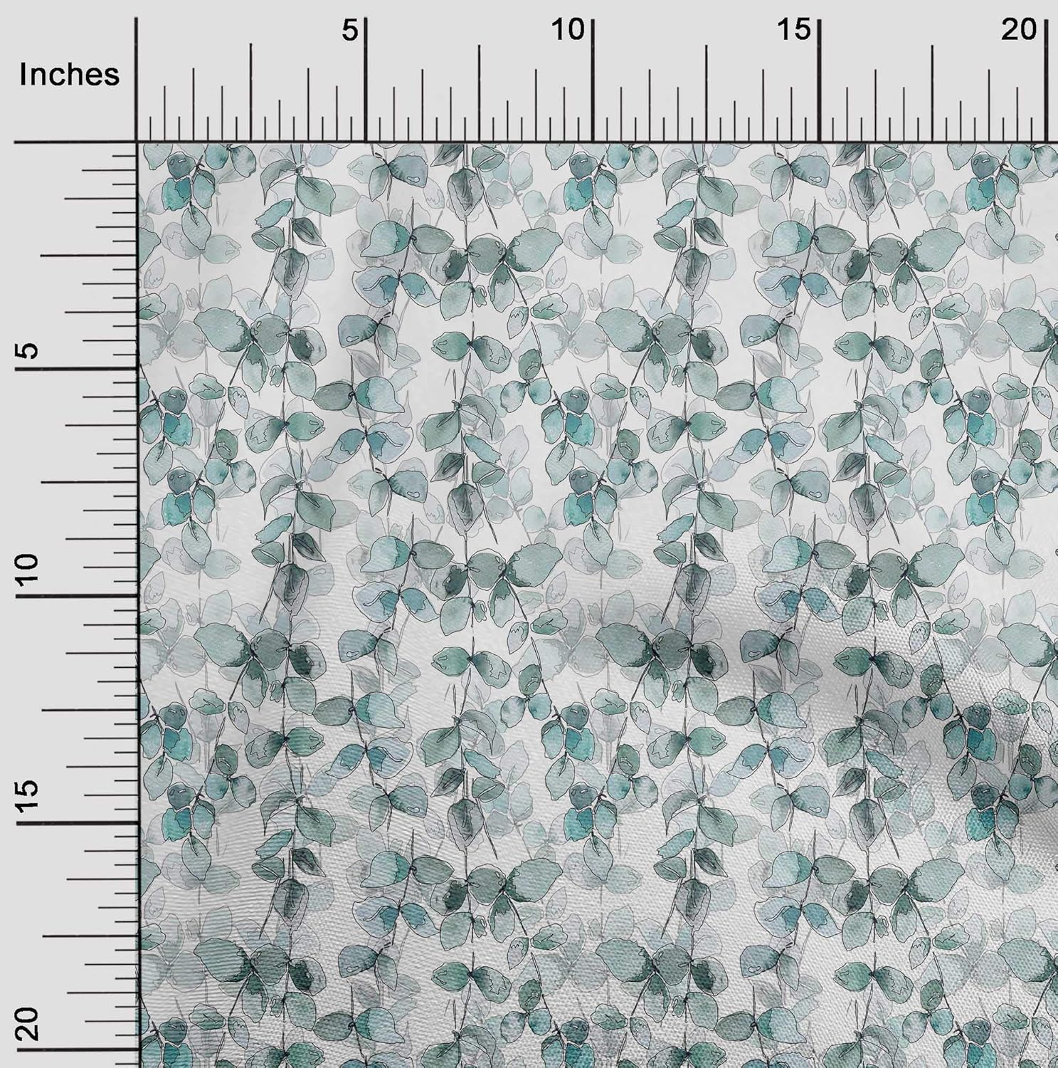 oneOone Cotton Jersey Yellow Fabric Leaves Watercolor DIY Clothing Quilting Fabric Print Fabric by Yard 58 Inch Wide