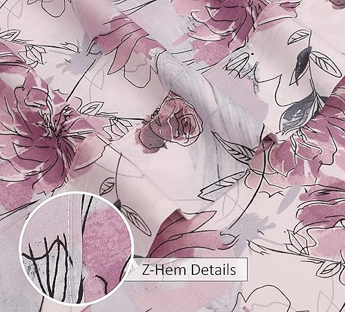 Miniatura 4 de RUVANTI Juego de sábanas divididas tamaño King de 100 % algodón para cama ajustable, 5 piezas, ropa de cama de tejido de percal suave y