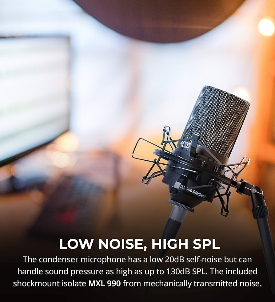 Amazon.co.jp: MXL コンデンサーマイク XLR ブラック