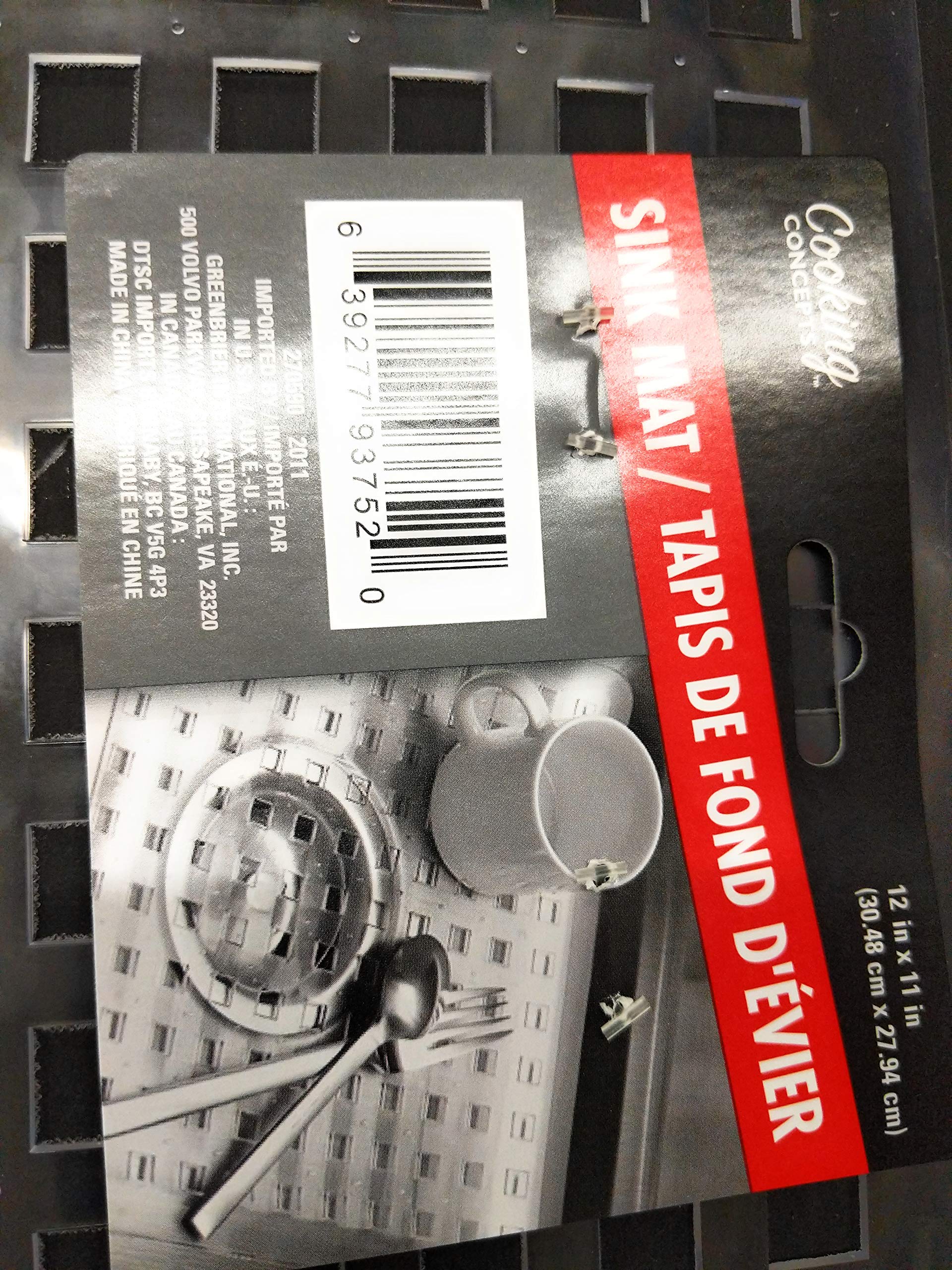 Greenbrier Cooking Concepts clear sink mat 12