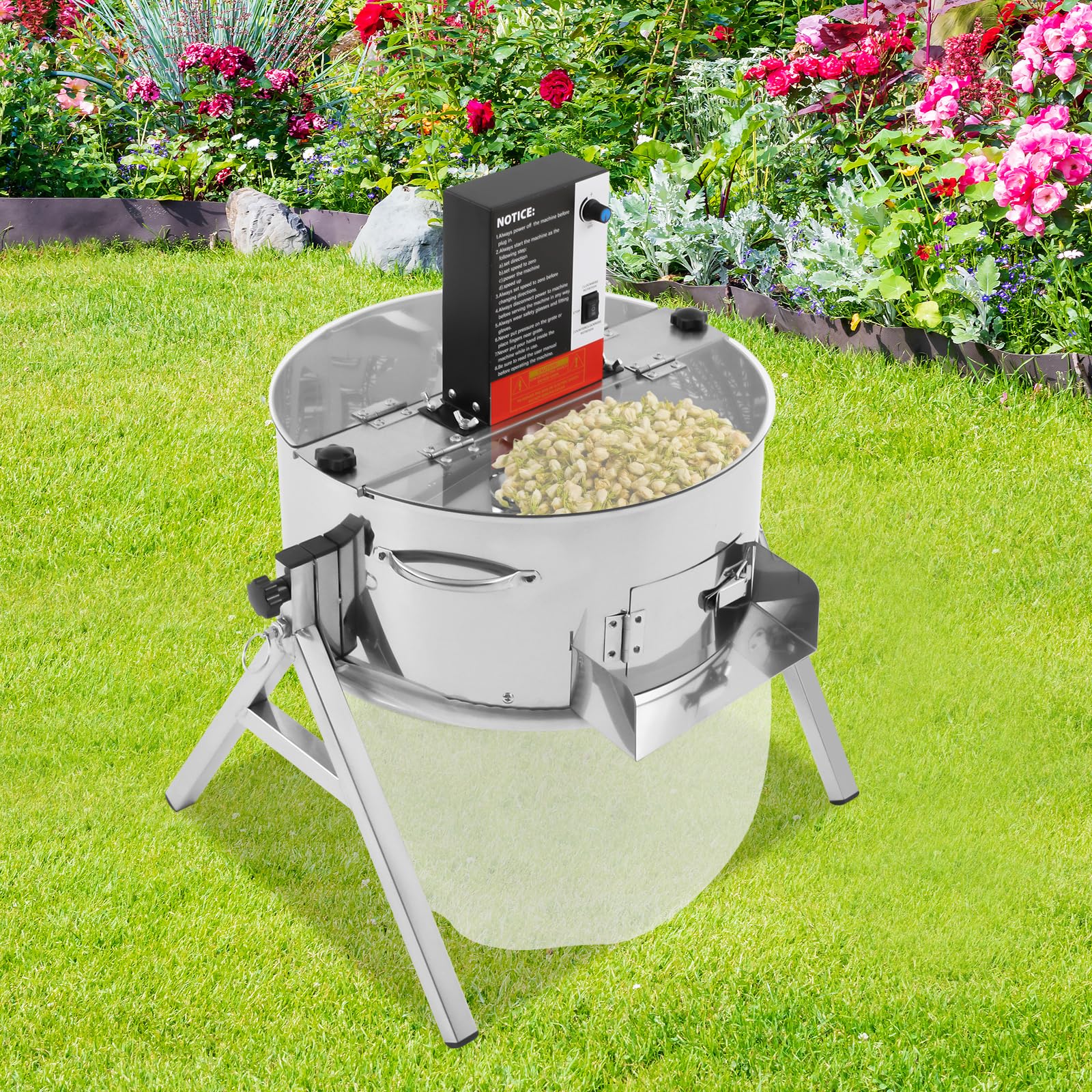 Elektrischer Knospen Trimmer, Edelstahl Gartenwerkzeug Mit Manuell Und Automatisch Modus, Hocheffizienter Blattschneider Für Pflanzenpflege Und Gartenbau