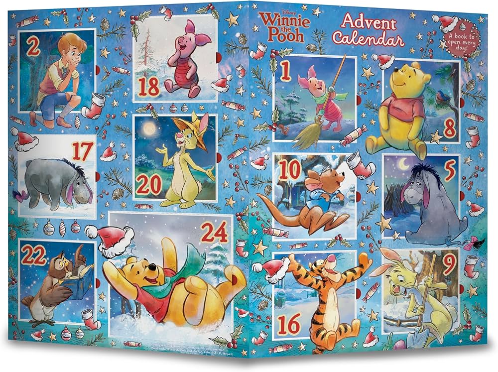 ディズニー　シーズン　カレンダー　冬　winnie the pooh Winnie the Pooh: Advent Calendar (Disney): unknown author