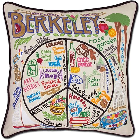 Catstudio Berkeley Embroidered Decorative Throw Pillow