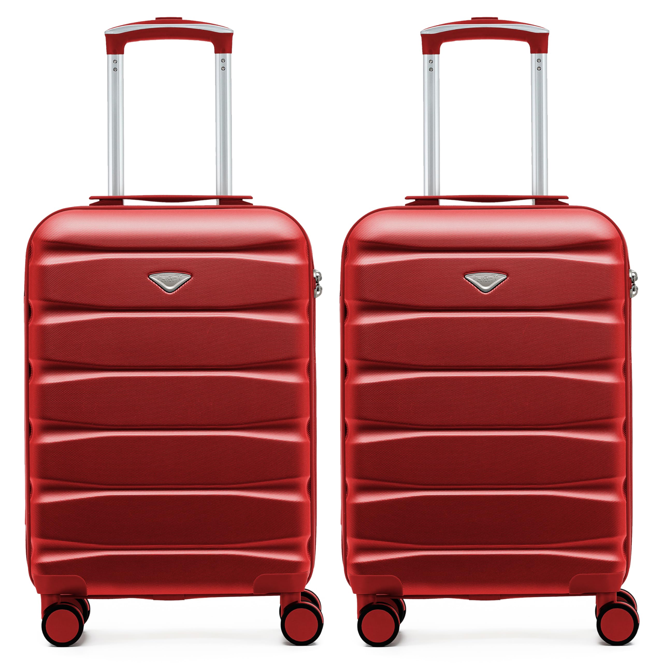 Flight Knight Underseat Cabin Suitcase 45x36x20cm | Free Hand Luggage for EasyJet & Wizz Air | Lightweight ABS Hard Shell with 8 Silent-Glide Spinner Wheels | Max Space Travel Bag — view 238