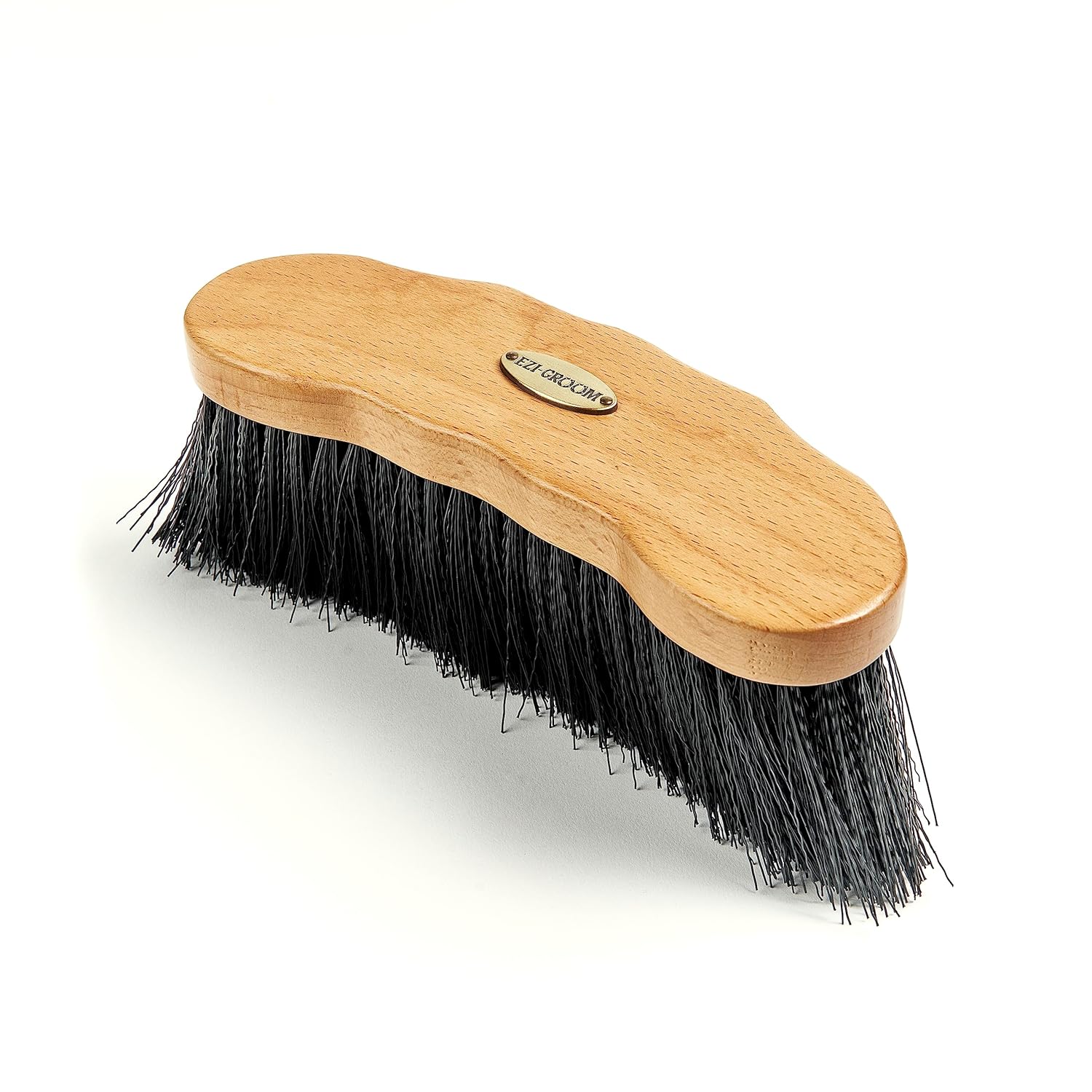 EZI-GROOM Premium Long Dandy Brush (Large, Wood)
