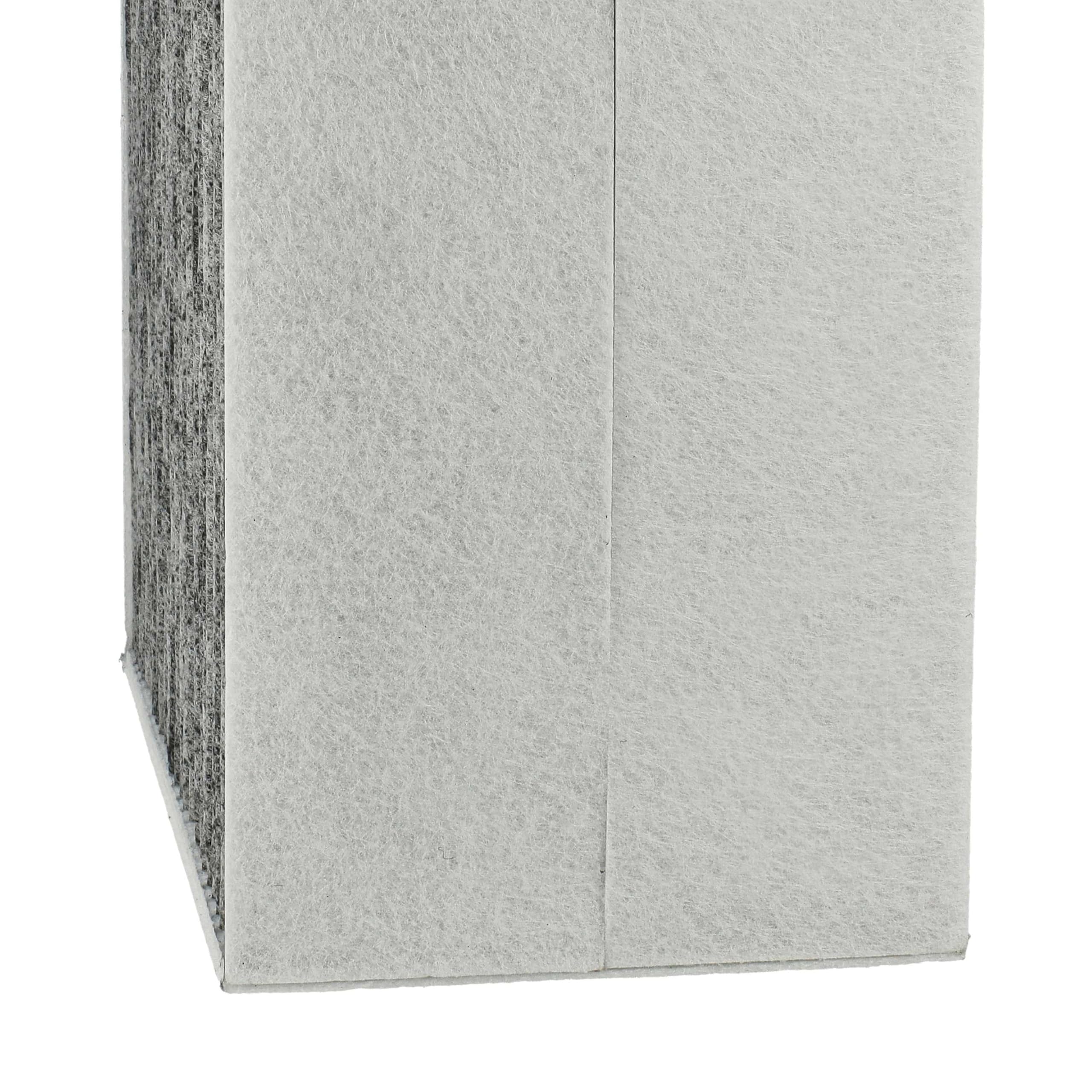 vhbw 2x filtro a carboni attivi sostituisce Siemens LZ56600, LZ56200 per cappe aspiranti - 22,7 x 18,9 x 10 cm