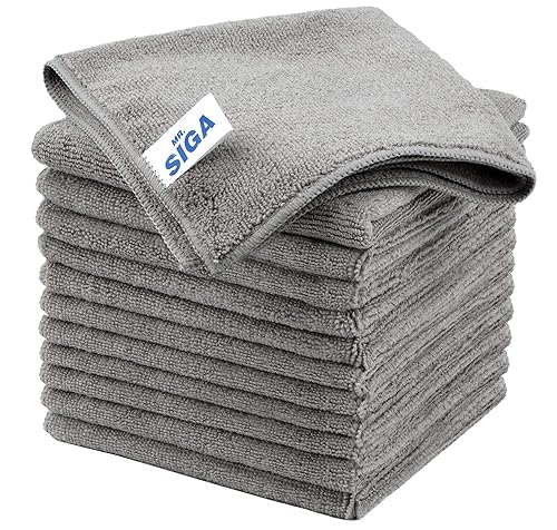 MR.SIGA Microfiber Cleaning Cloth, All-Purpose Microfiber Towels, Streak Free Cleaning
