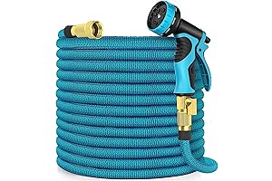 Expandable Garden Hose 100-Foot: Retractable, Flexible, Nano Rubber