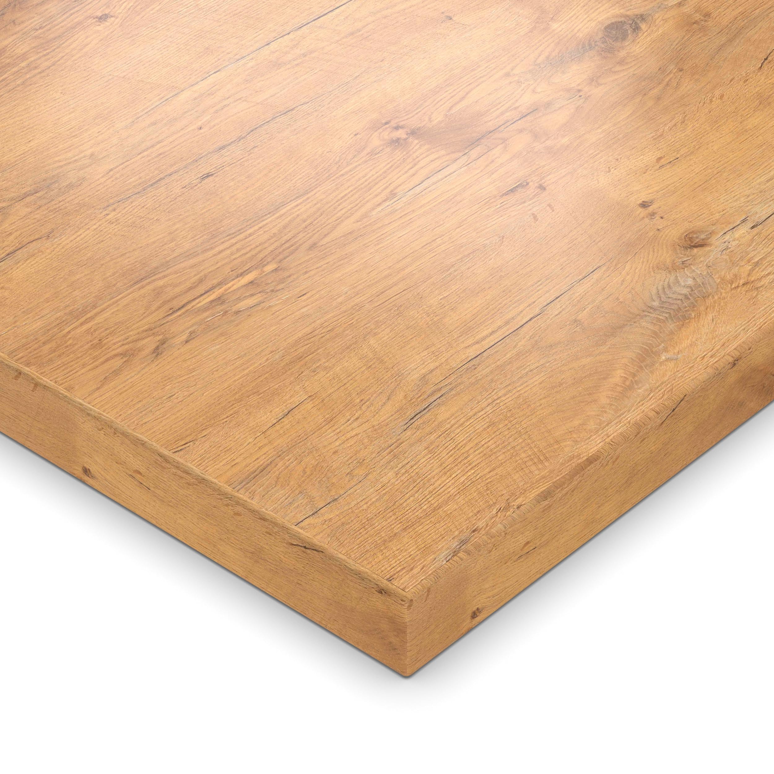 AUPROTEC Schreibtischplatte 19 mm 140x70 cm | wasserabweisend & Kratzfest | ideal für höhenverstellbare Tischgestelle in Homeoffice & Büro | Pale Lancelot Oak | 2 mm ABS-Kante
