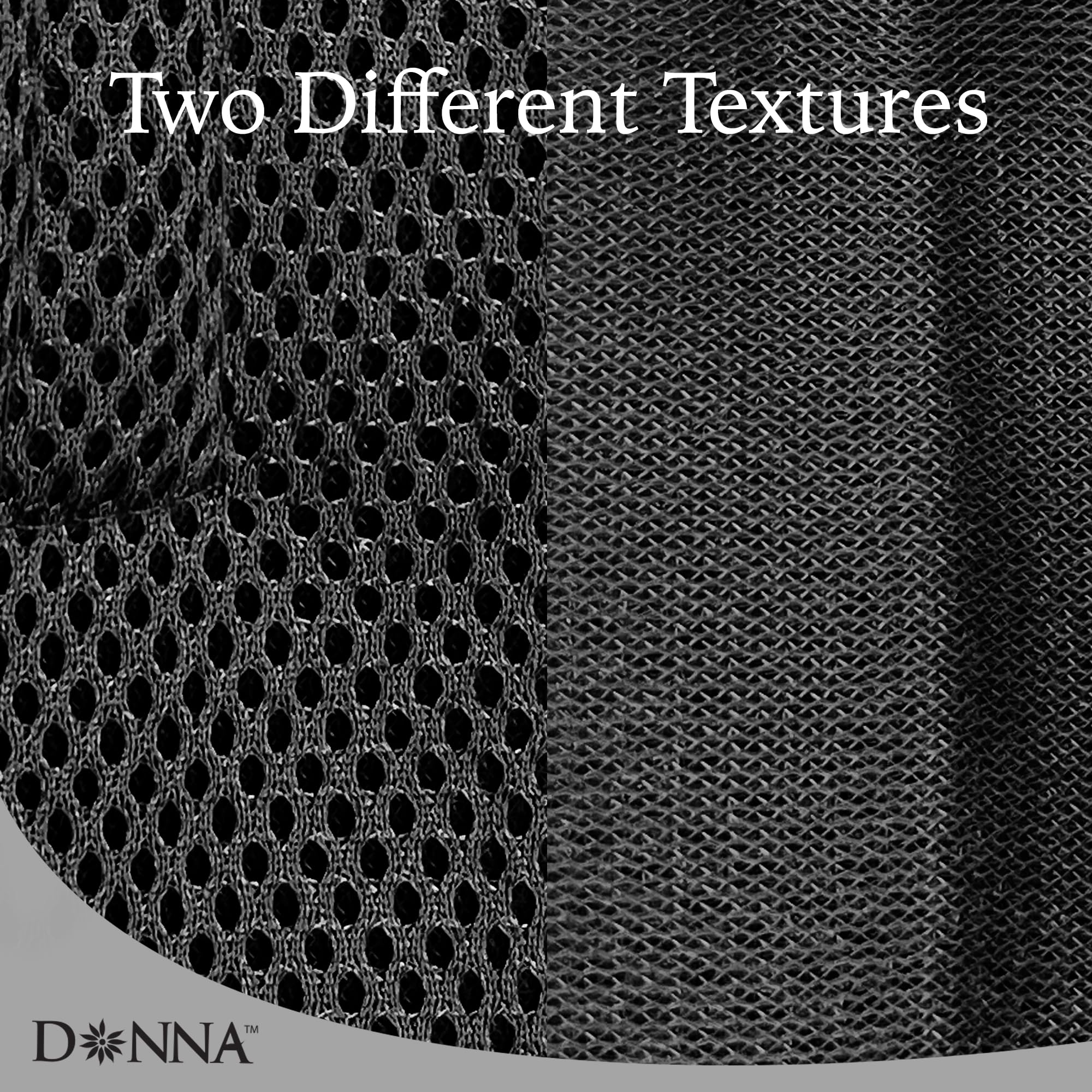 DONNA Envoltura de malla de espuma de lujo, 1 diadema de malla de velcro, envolturas de seda, envoltura de malla para el cabello de mujer, para lavado facial, accesorios para el cabello, diademas