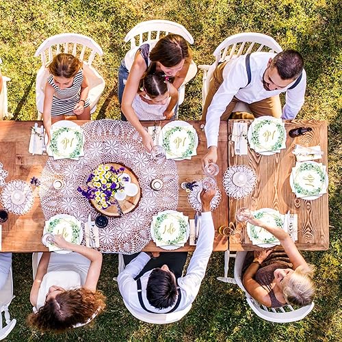 Miniatura 7 de 100 servilletas de color verde salvia para despedida de soltera de eucalipto I Do, servilletas de boda, papel decorativo de papel de aluminio verde