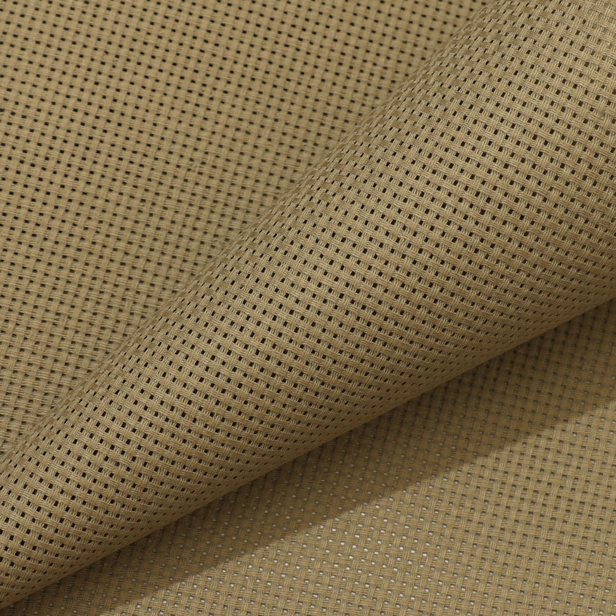 Aida Cloth 11 Count Cross Stitch Fabric,19×28inch (11CT,Tan)