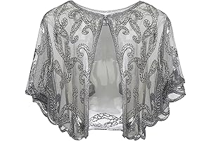 BABEYOND Sequin Bridal Shawl Wraps