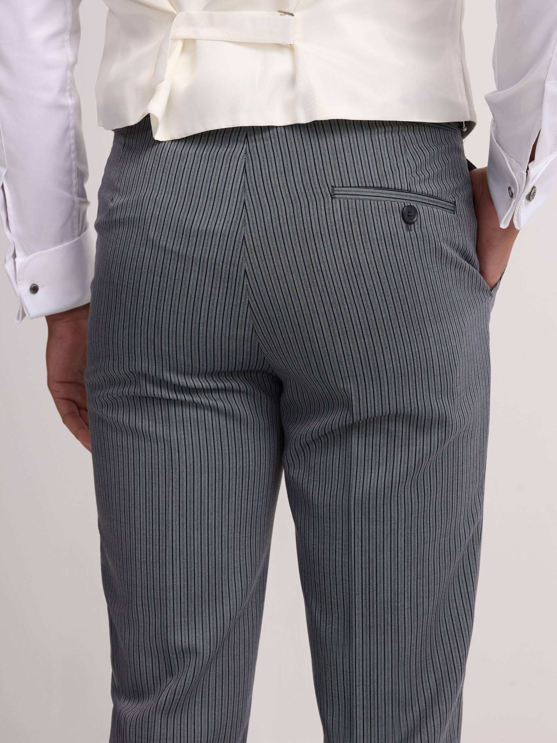 SILBON Pantalón Chaqué Clásico Stretch para Hombre