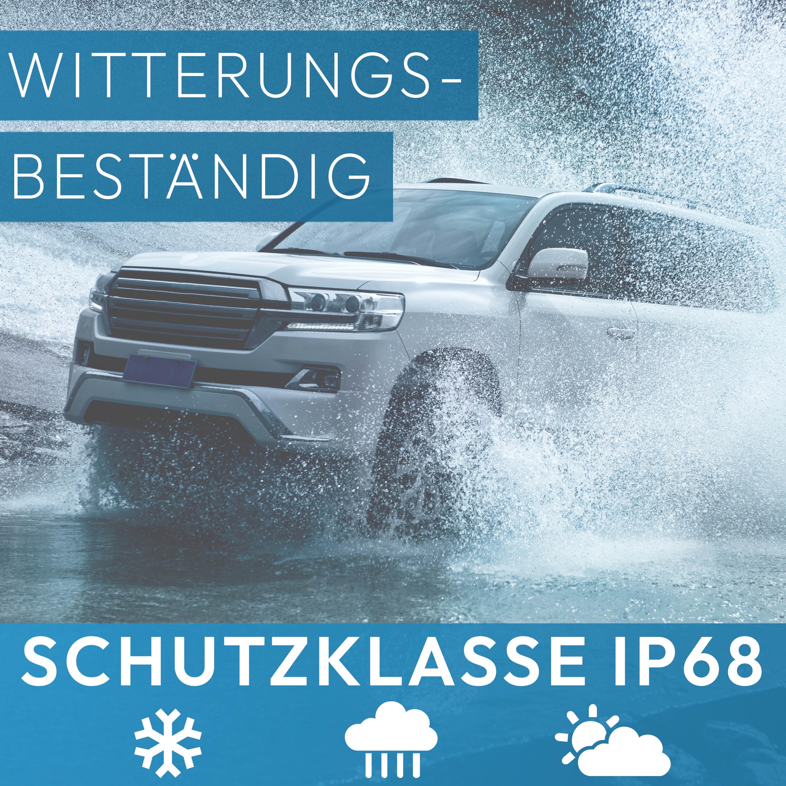 VSG24 Transit Robuste Schwerlast LKW Rückfahrkamera / einfaches Nachrüsten 12V-24V / Traktor Wohnmobil Wohnwagen / Rückfahrsystem Camera Einparkhilfe