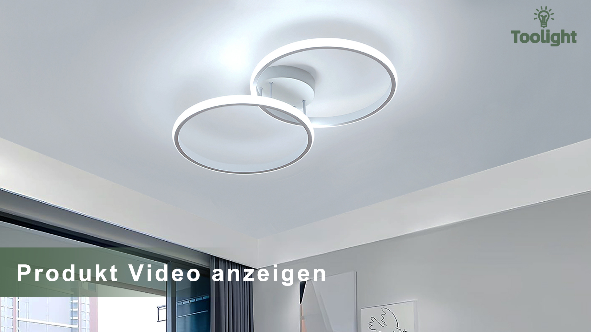 Led-plafondlamp, moderne plafondlamp, 36 W, 3900 lm, acryl, plafondlamp, kroonluchter voor hal, slaapkamer, badkamer, keuken, woonkamer, huis, veranda, buiten, warm wit, 3000 K, diameter 31 cm