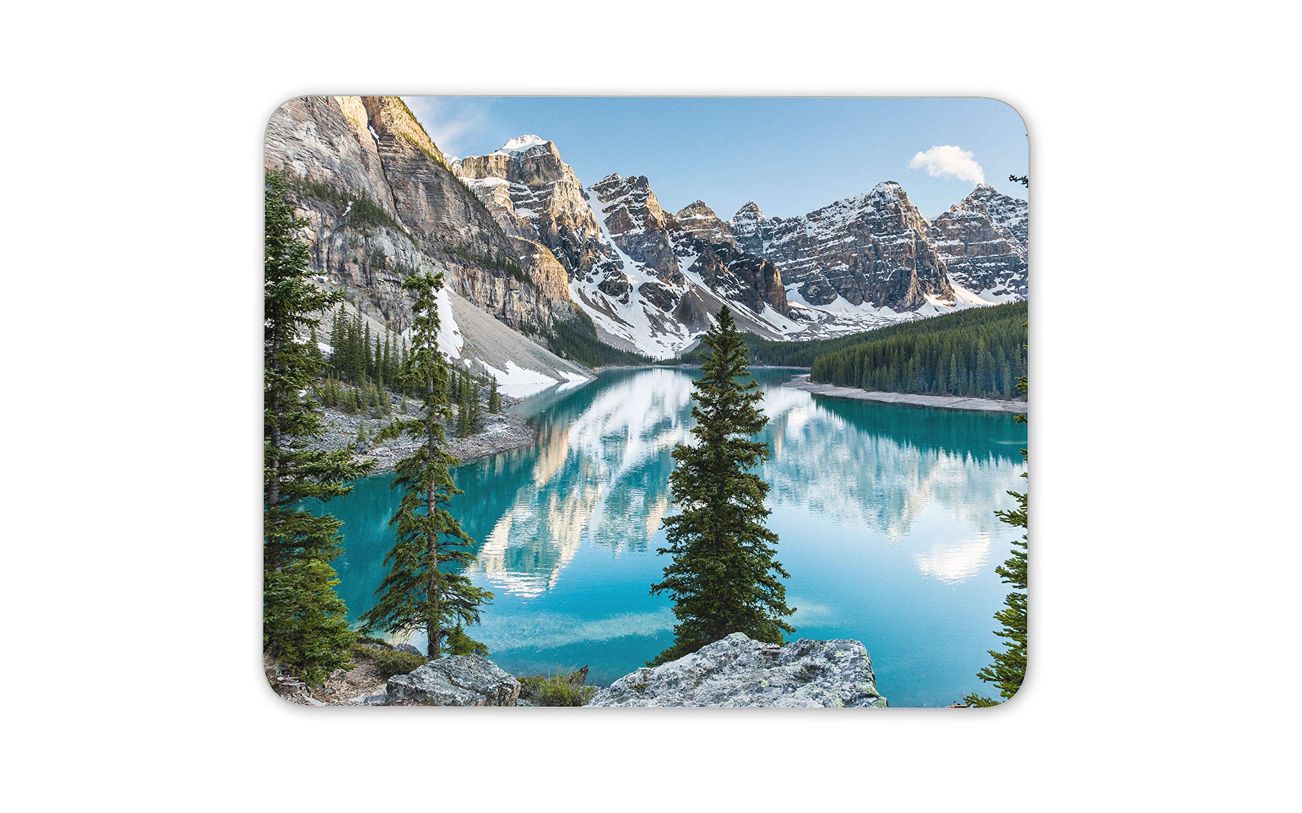 Destination Vinyl Ltd Moraine Lake Banff Canada Mouse Mat Pad - Beautiful Nature Computer #14913