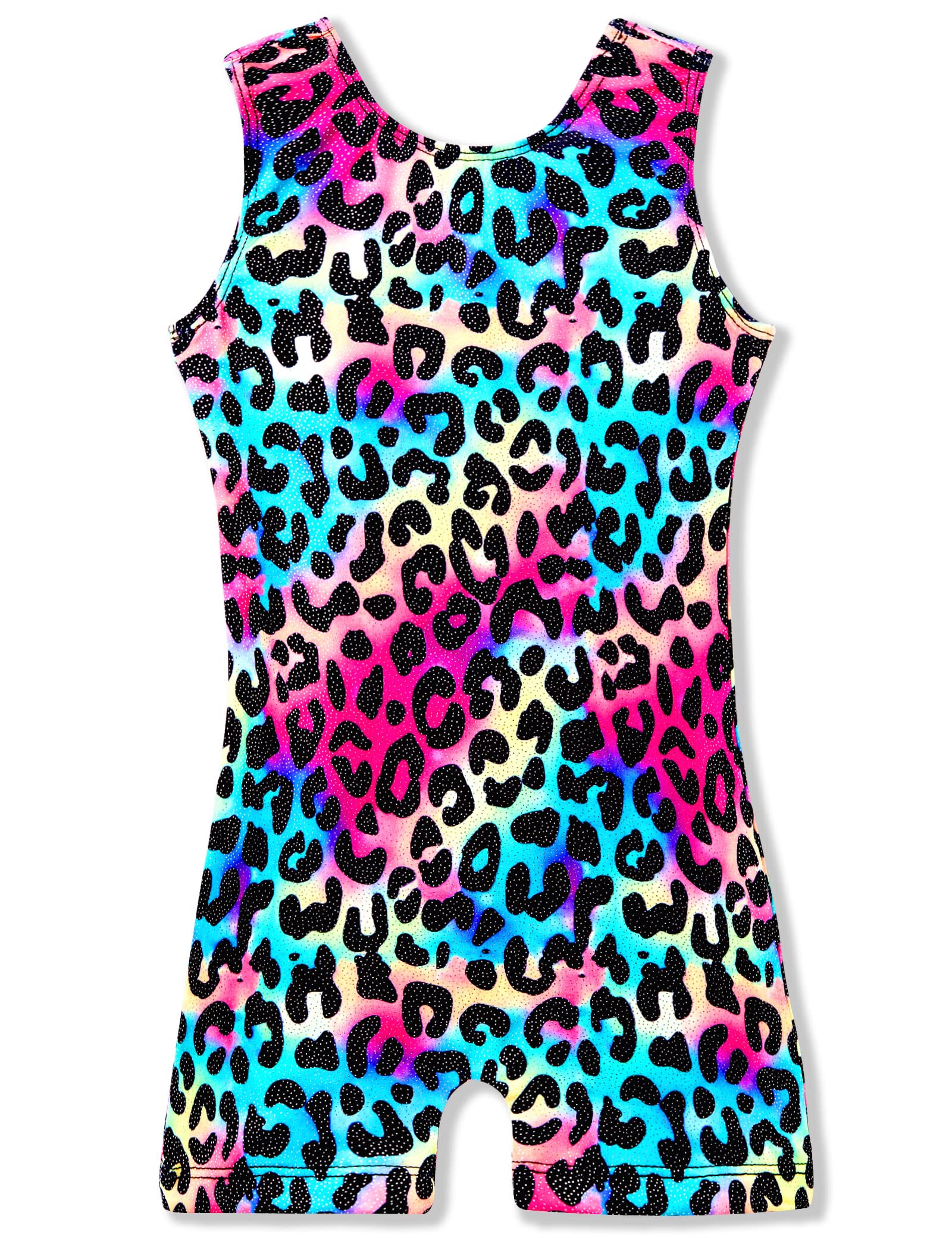 TENVDA Leotards for Girls Gymnastics One Piece Biketard（Multiple Colors）