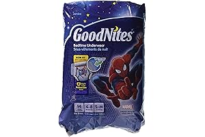 Goodnites Bedtime Underwear for Boys S/M (14 Count, Pack of 4)