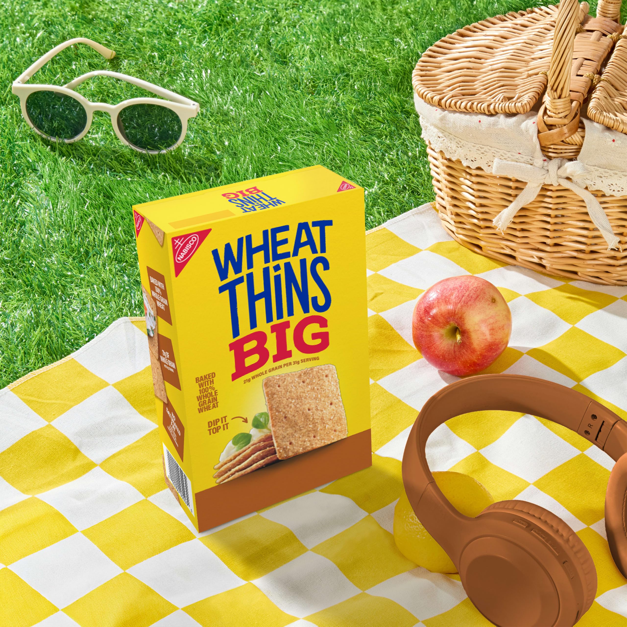 Wheat Thins BIG Zestaw 6 pełnoziarnistych krakersów pszennych, 170-227 g