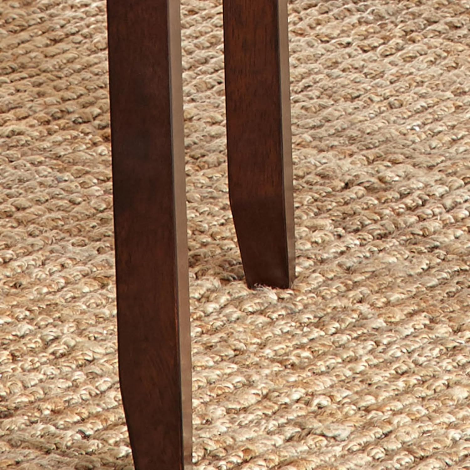 Brown Wood and Metal Ladderback Side Chair Set