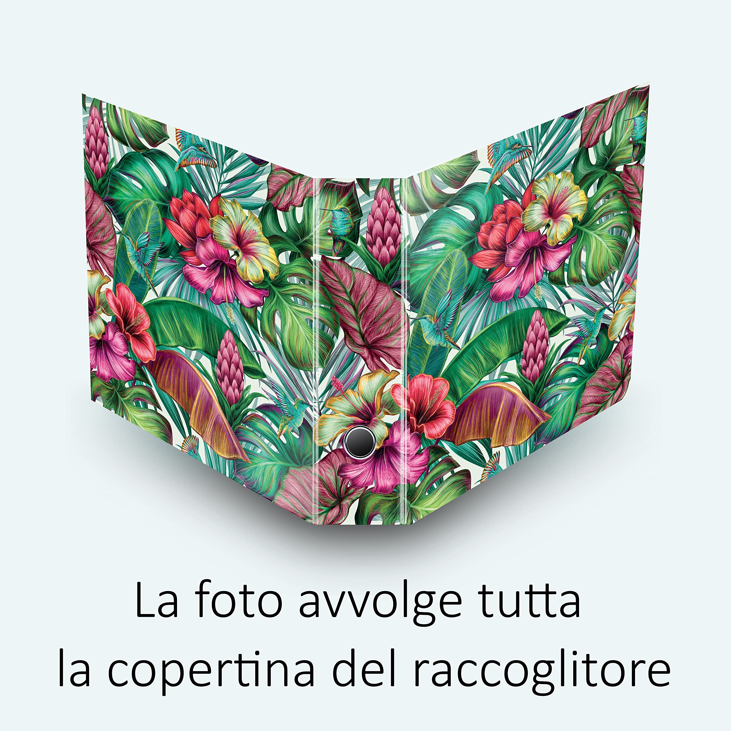 Set da 5 raccoglitori ad anelli - PRIMAVERA (H34 cm con 4 anelli)