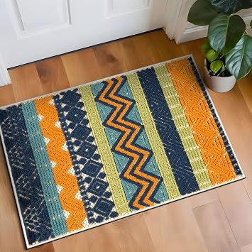 Rugshop Marbella Indoor/Outdoor Boho Accent Area Rug Multi 2 x 3