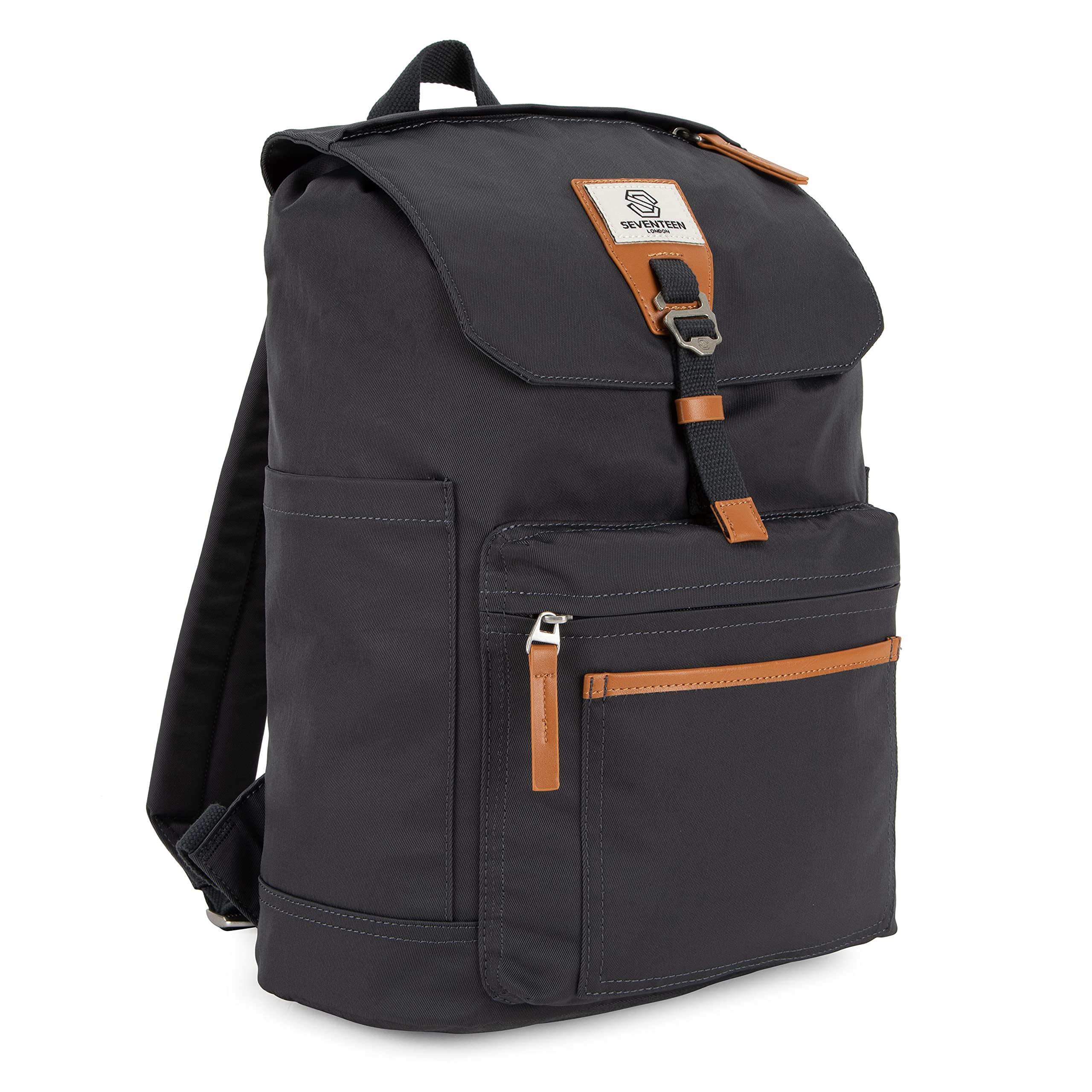 SEVENTEEN LONDONModern and stylish 'Fulham' Backpack - Designer and classic style - Perfect for up to 15" laptop