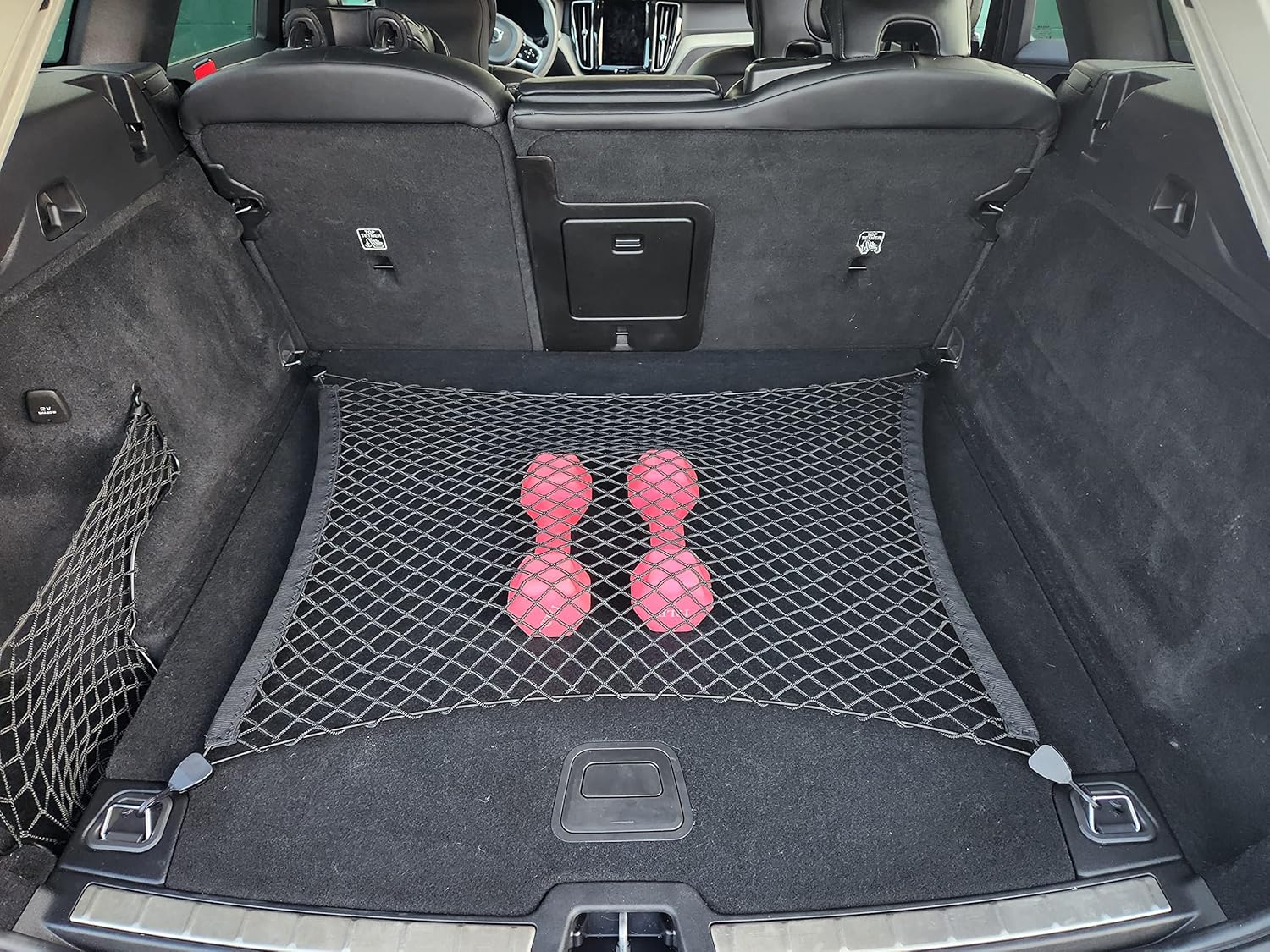 Floor Style Automotive Elastic Trunk Mesh Cargo Net for Volvo XC60 2017