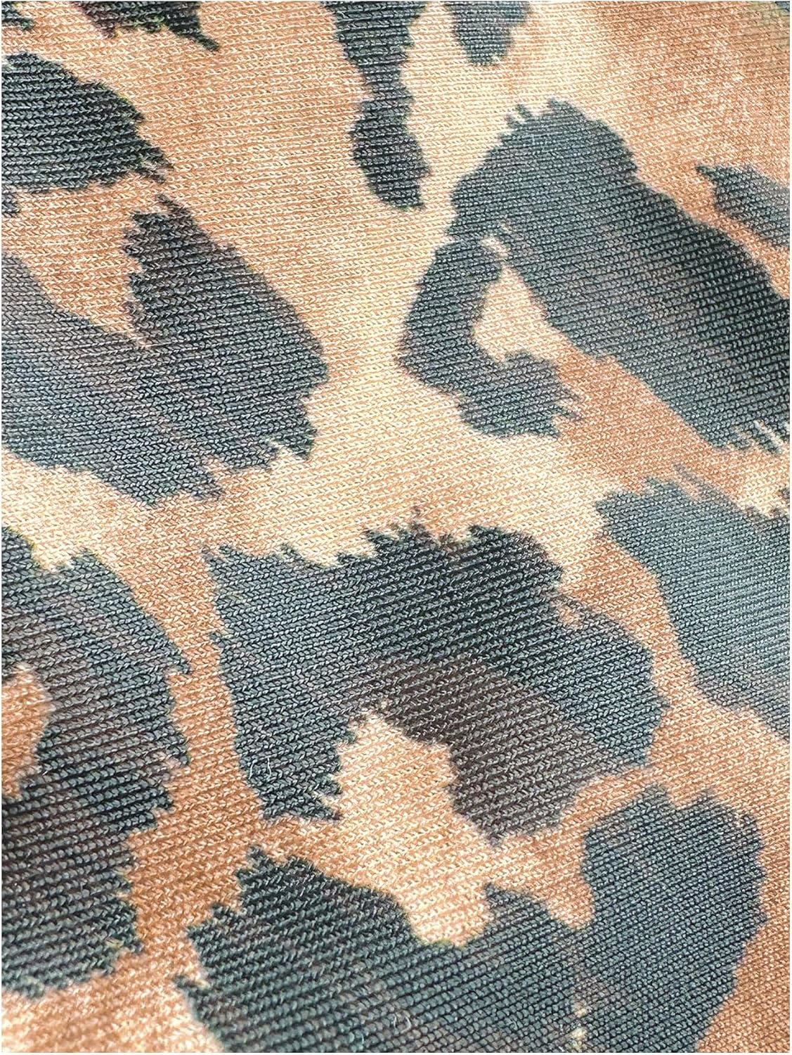 SHENHE Women's Brazilian Thong Bikini Set V Cut High Leg Leopard Print Triangle Swimsuits - Image 2