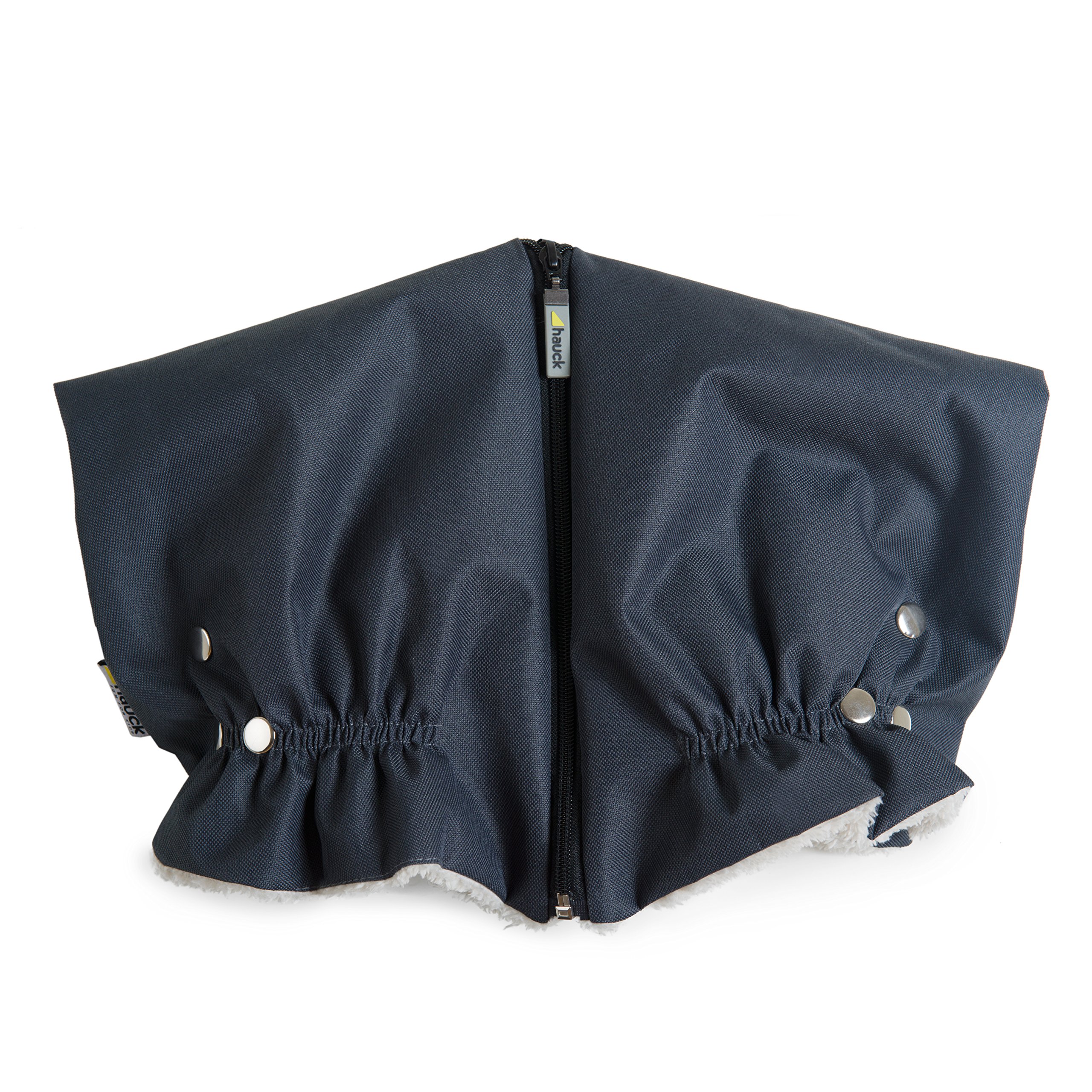 hauck Grab Me, Guanti Passeggino Universali Scladamani per Carrozzina e Rimorchio Bici, Antigeli Manicotto Impermeabile con Interno in Pile, Proteggi Mani Inverno