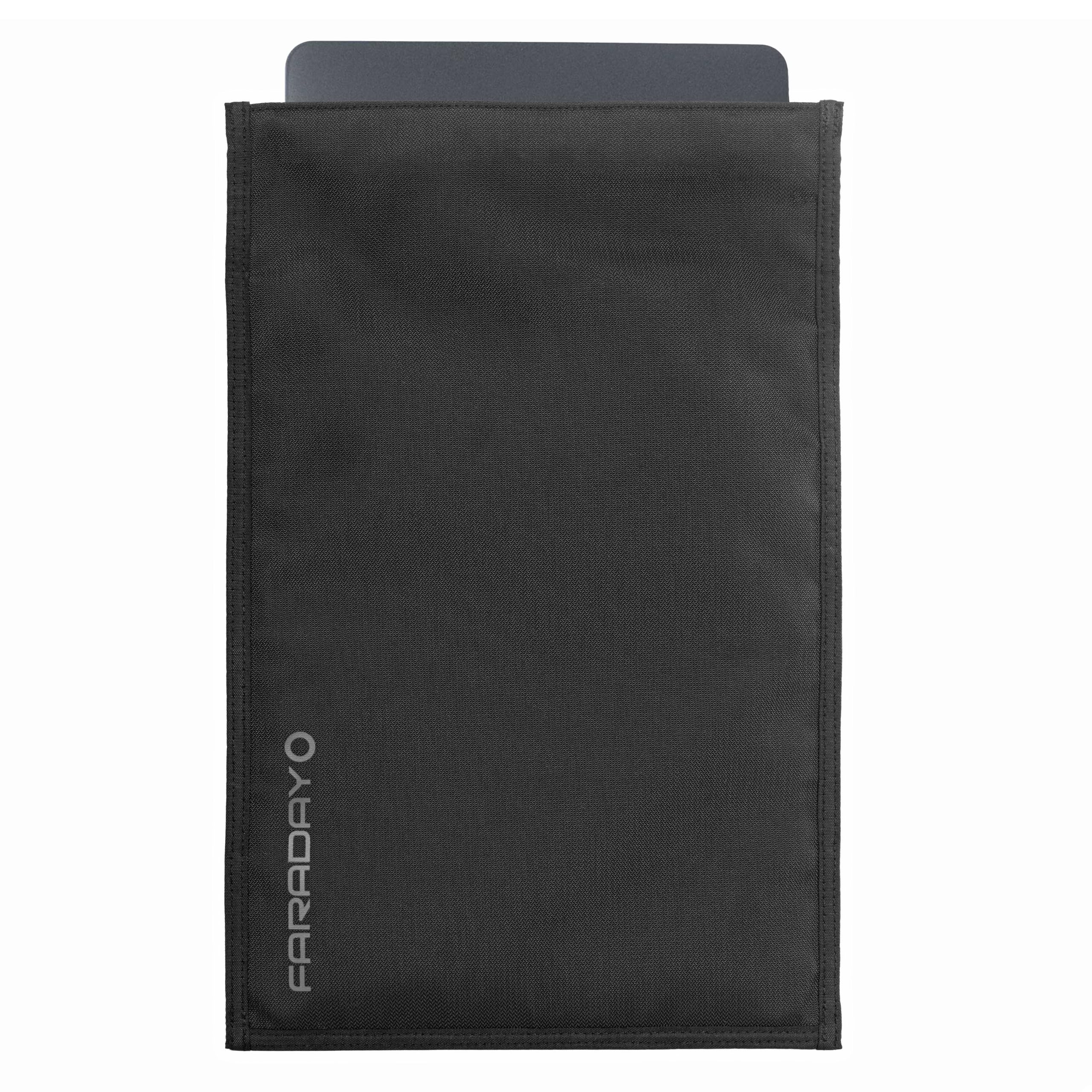 Faraday Defense Faraday Bag Jacket Pro for Laptops | Magnetic Closure, Shielding - Law Enforcement &amp; Military, Travel &amp; Data Security, Privacy, Anti-Tracking Anti-Hacking Black (Laptop)