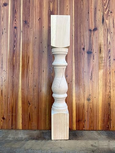 Miniatura 7 de CAROLINA LEG CO. Chunky Monastery Pine Island Leg - Unfinished - Single Leg - Handcrafted in The USA - Dimensions: 5" x 34.5"