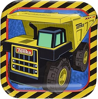 Amscan Tonka Square Dessert Plates