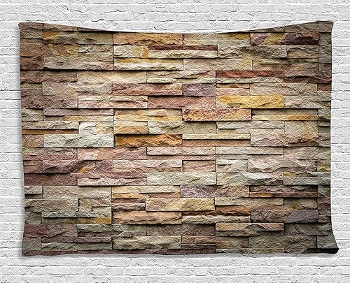 Miniatura 166 de Ambesonne Tapiz vintage, detalles de relojes mecánicos, diseño steampunk, diseño steampunk, para colgar en la pared para dormitorio, sala de estar,