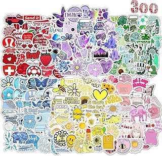 Stickers 300 Pcs Coloured Aesthetic Stickers for Adults Chil
