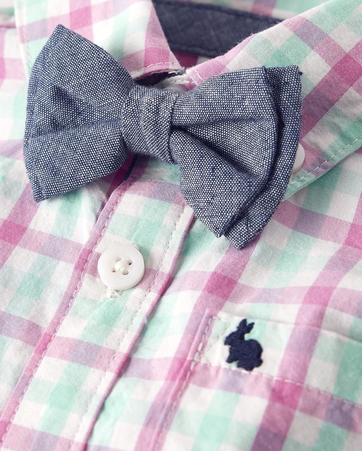 Gymboree baby-boys Short Sleeve Button Up and Shorts SetShorts - Image 2