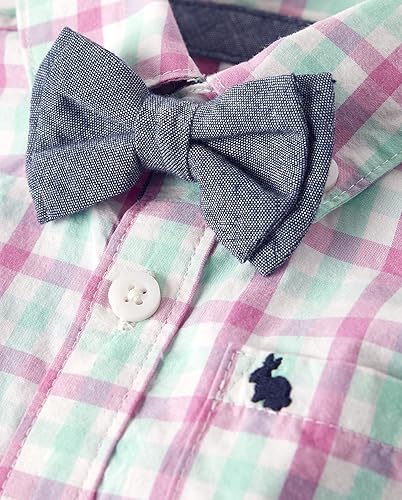 Miniatura 2 de Gymboree Conjunto de body de manga larga y pantalones cortos chinos para bebé