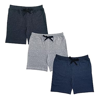 YUV Boys Regular Fit Multicolor Cotton Shorts (Pack of 3) - 3 to 12 Years