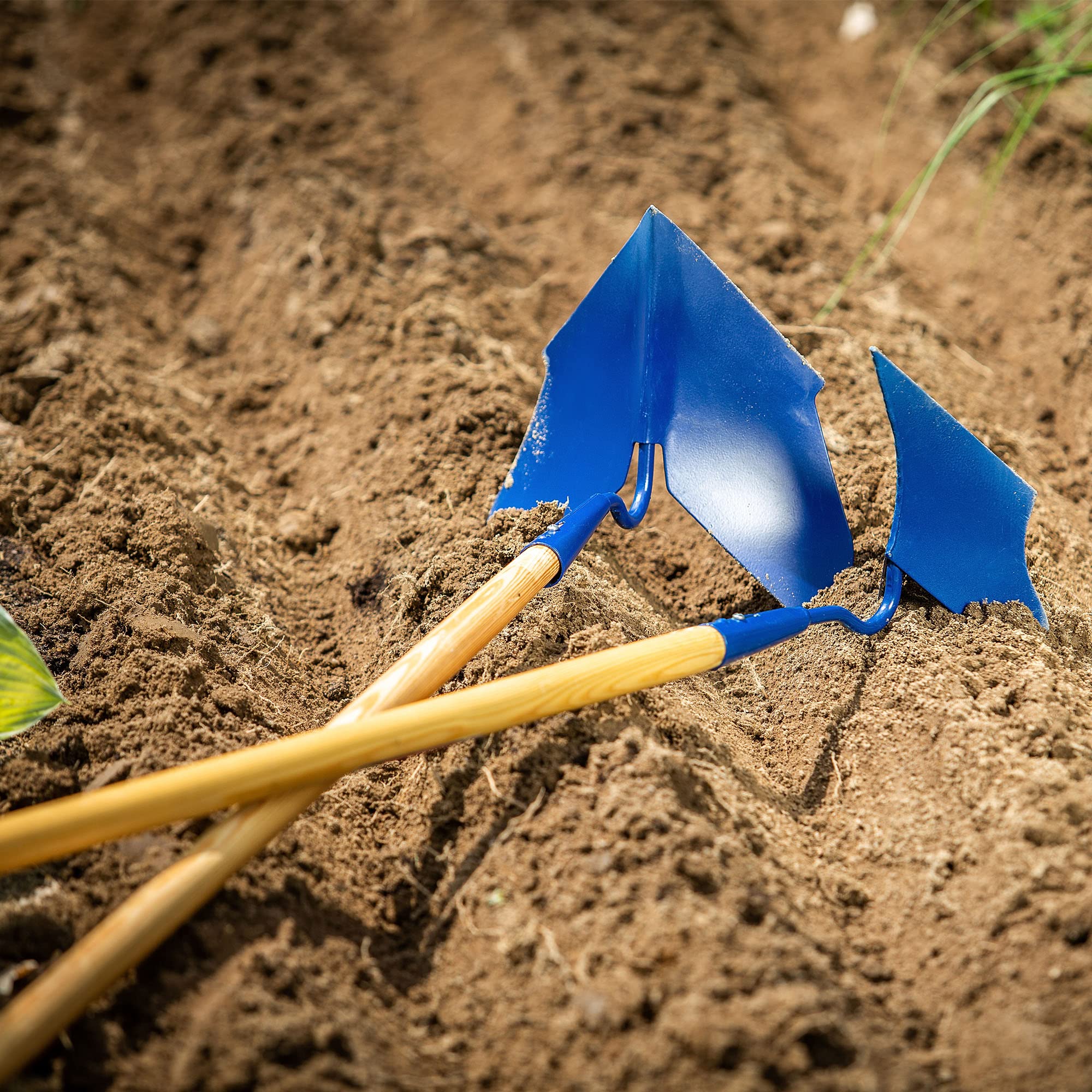 KADAX Häufler - Mandrin à main en métal de 1,7 m de long - Accessoire de jardin pour amasser la terre, les pommes de terre, les légumes (largeur : 14 cm)