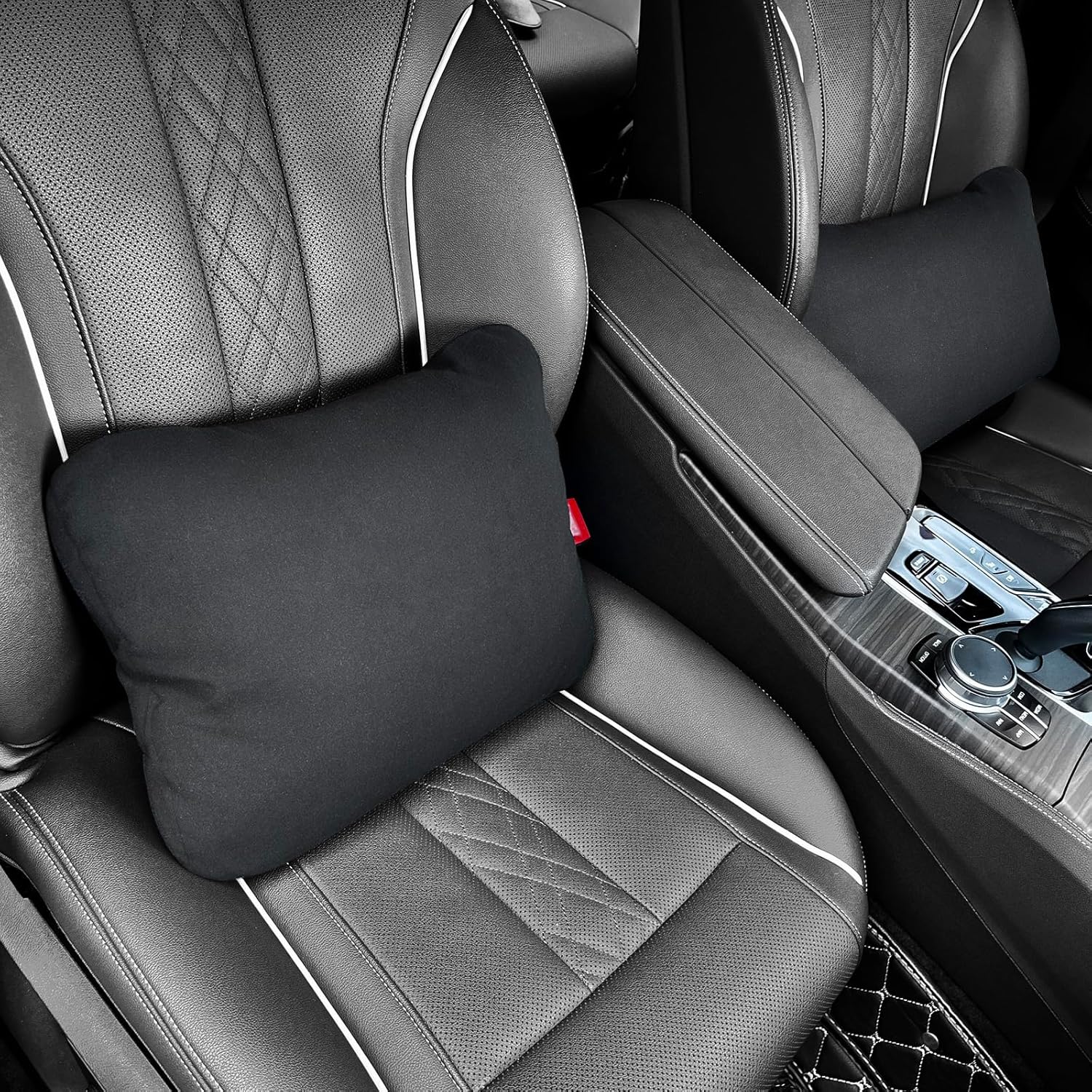 Graphene Car Seat Cushion, Comfort Memory Foam Car Cushions for Driving, Advanced Lumbar Helps Relieve Pressure Points, Molds to Any Body, Drive in Heavenly Comfort in Any Vehicle